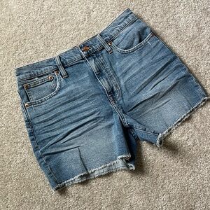 J. Crew Women’s Distressed Light Blue Denim Jean Shorts Size 27 NWT